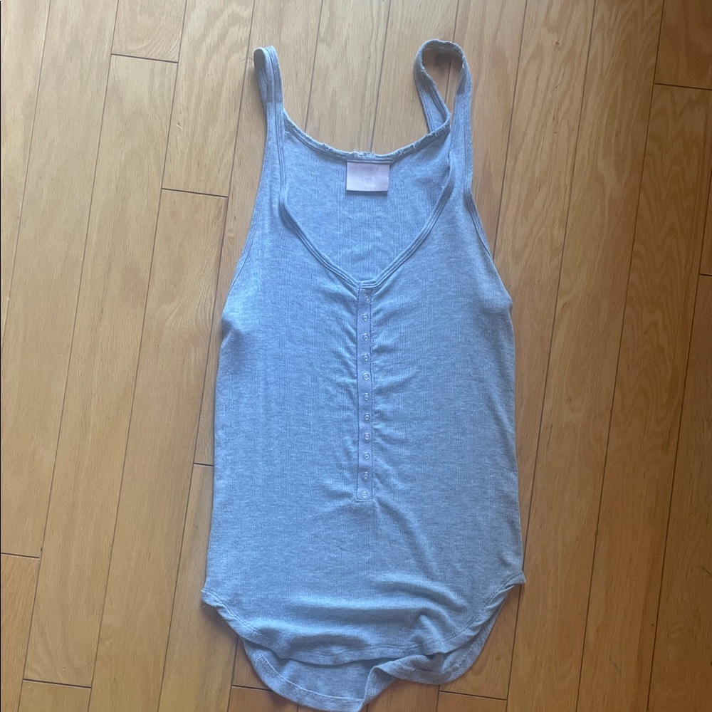 Stillwater Small Women's Gray Tank Top